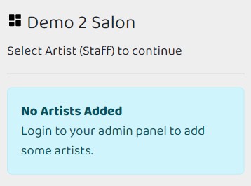 Select Artist (Staff)